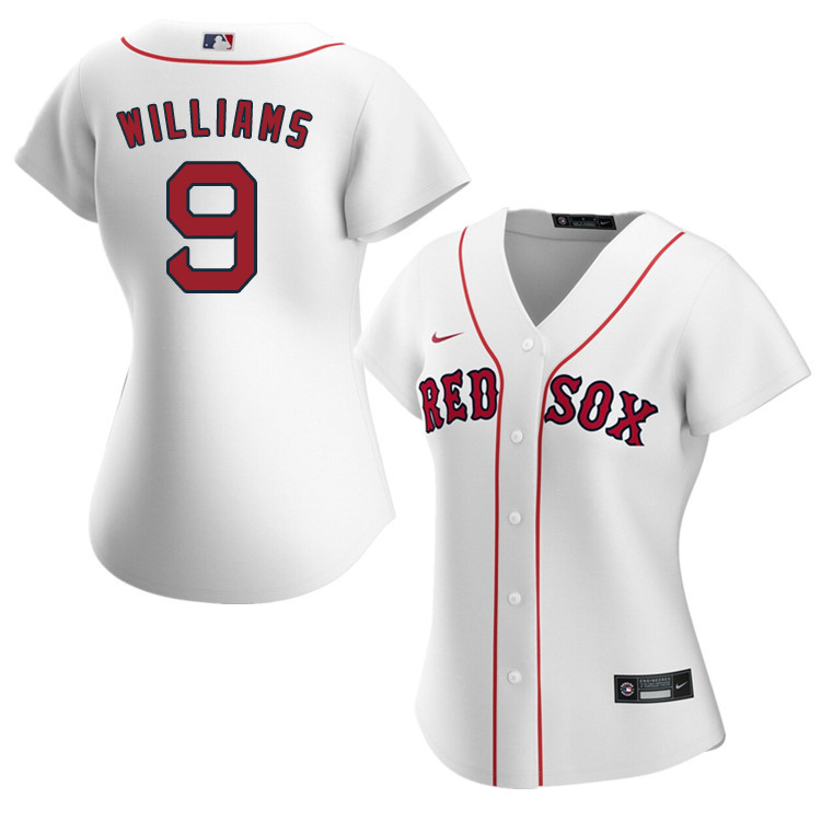Nike Women #9 Ted Williams Boston Red Sox Baseball Jerseys Sale-White